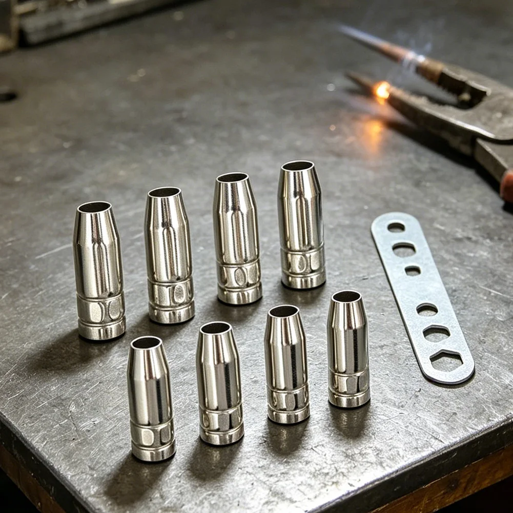 Conical Nozzle Kit MIG Welding Nozzle Welding Applications Smooth And Flat Design Conical Nozzle Consumables Kit