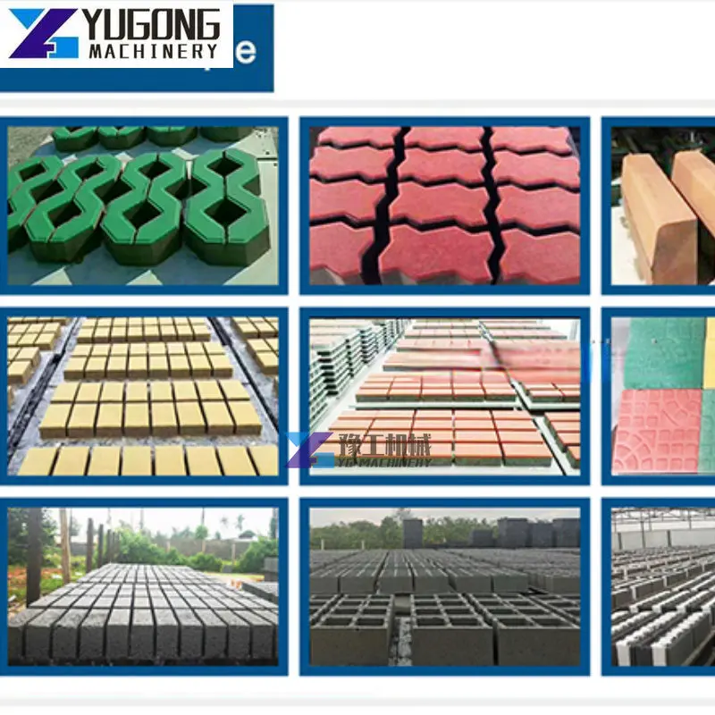 High Speed  Widely Used Can Make Many Kinds of Blocks Types Brick Making Machines Pavement Concrete Block Making Machine