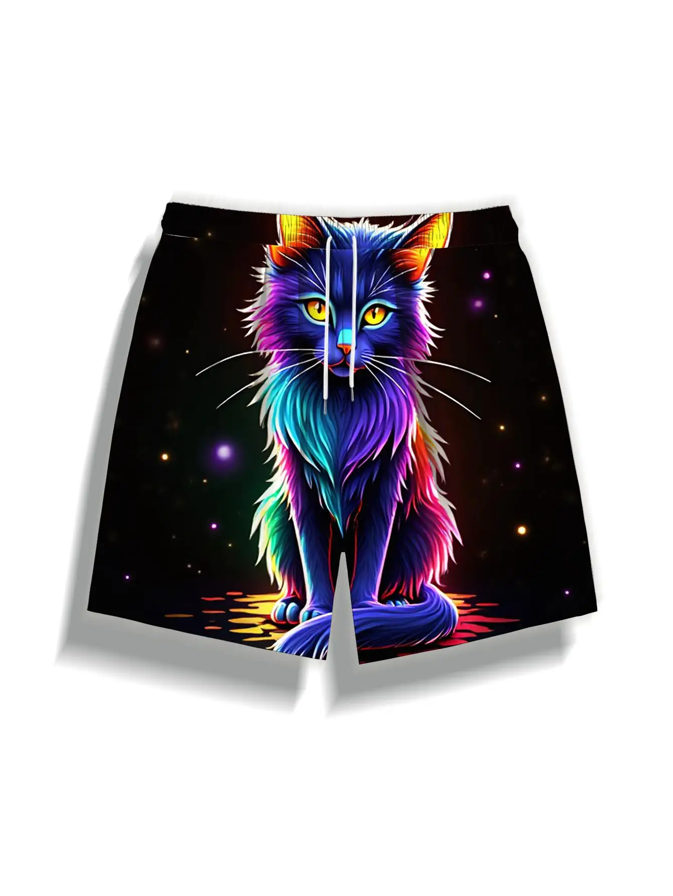 1pcs Men's Short swim trunks2026 Summer 3D Printed Short sleeve New pants running Man pants Breathable Quick drying Polyester