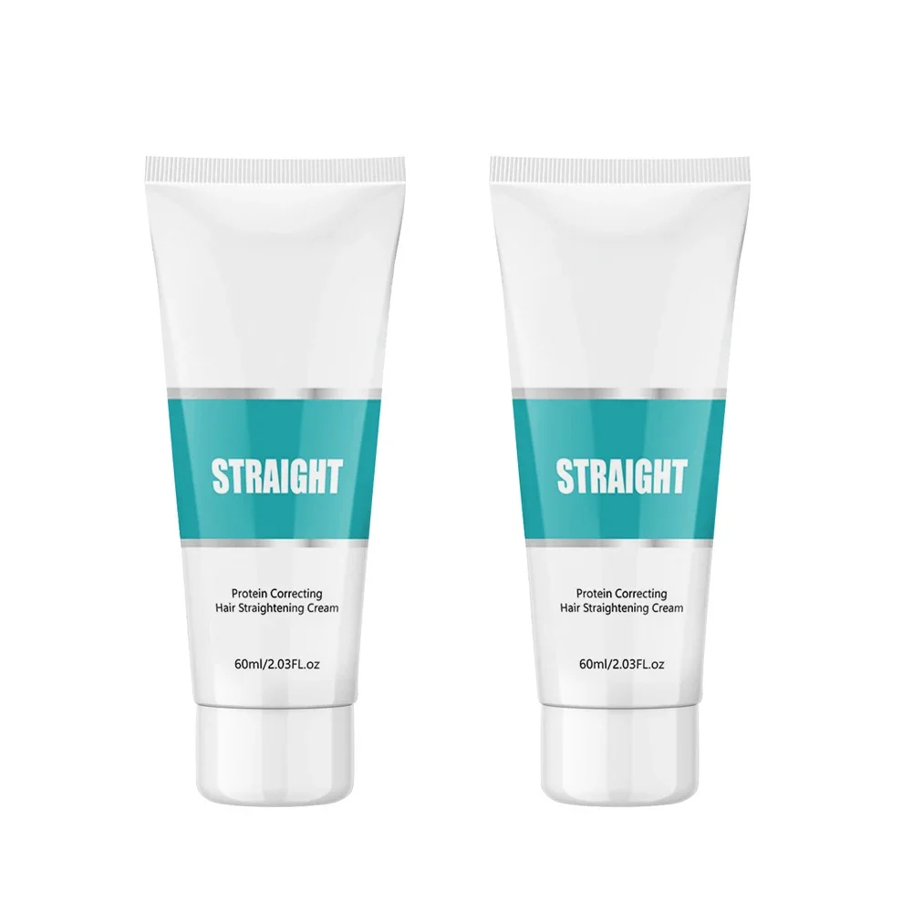 

Protein Straightening Cream 60ml Treatment Frizzy Damaged Repair Split Ends Collagen Enriched Hair Smoothing Hair Conditioner