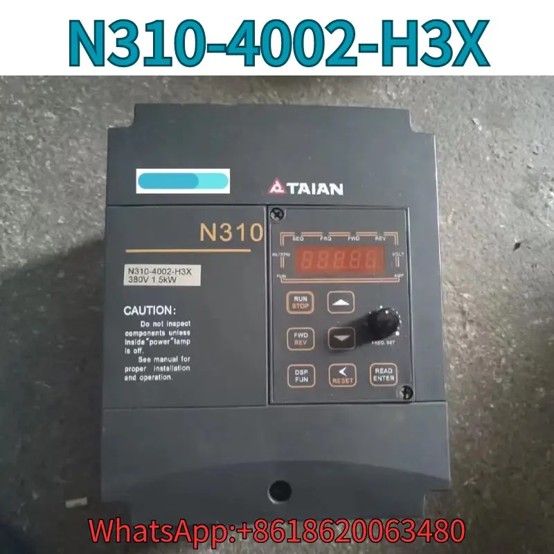 Used N310-4002-H3X 1.5KW frequency converter test OK Fast Shipping