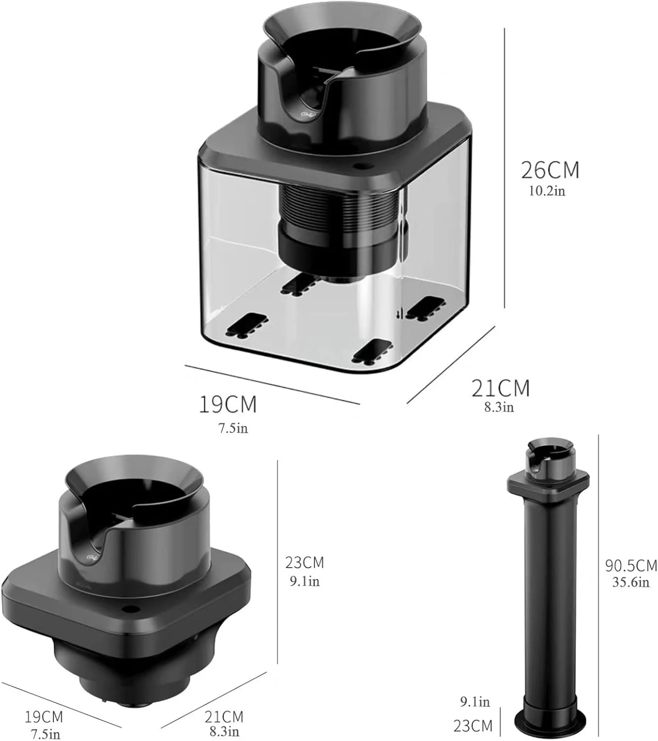 Commercial Espresso Coffee Portafilter Cleaner Machine Electric Automatic Cleaning Knock Box Accessories for Business