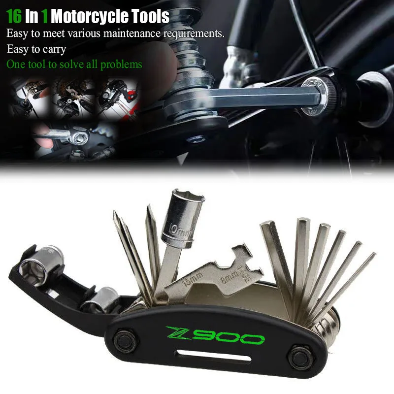 

Z900 Accessories Motorcycle CNC Portable Tool Repair Screwdriver Set For Kawasaki Z 900 Z900SE Z900RS Z900 Z900 RS SE 2017-2024+