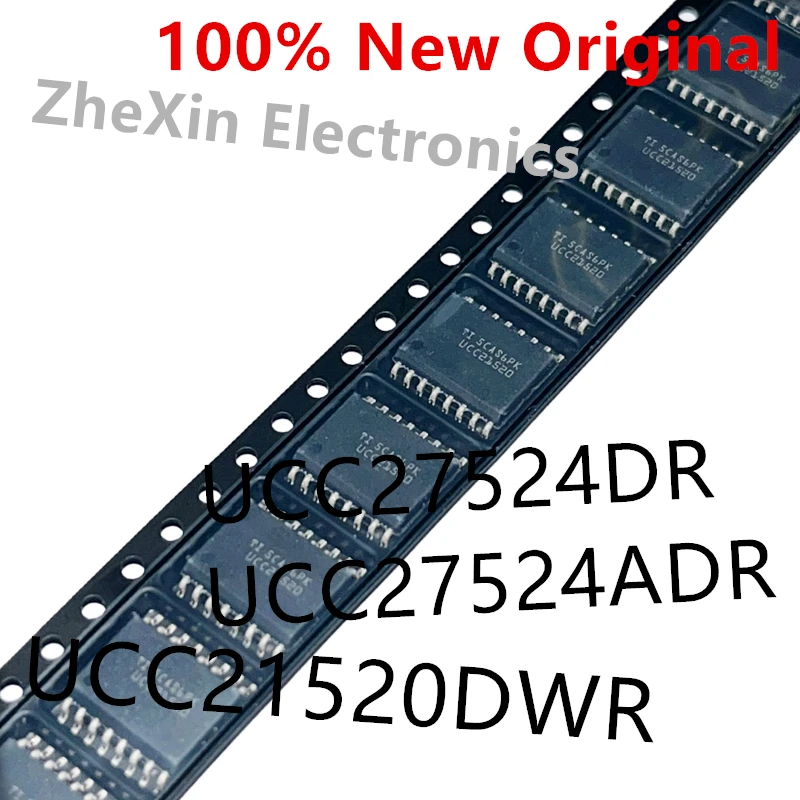10PCS/Lot  UCC21520DWR  UCC21520 、UCC27524DR  27524 、UCC27524ADR  27524A  New Isolated Gate Driver Chip  UCC21520DW 、UCC27524