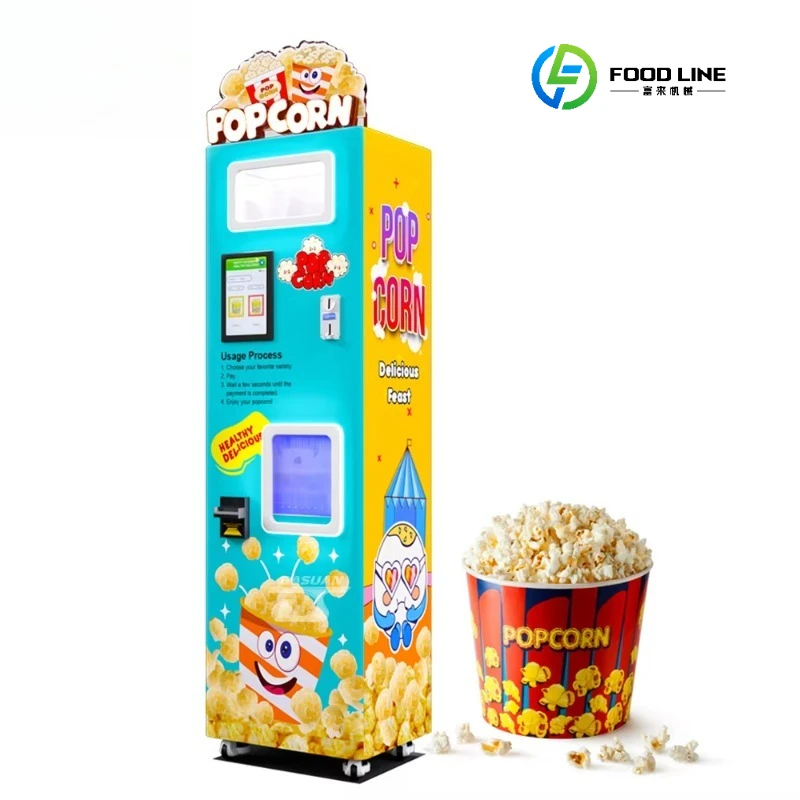 

Полностью автоматический карамельный поп-кукукурузный автомат для коммерческого общественного питания попкорна для вечеринок, торгового центра, кинотеатра