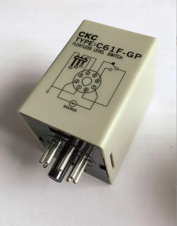 Water level controller C61F-GP level relay with base 1NO 1NC 8PIN 5A 250VAC 50/60Hz