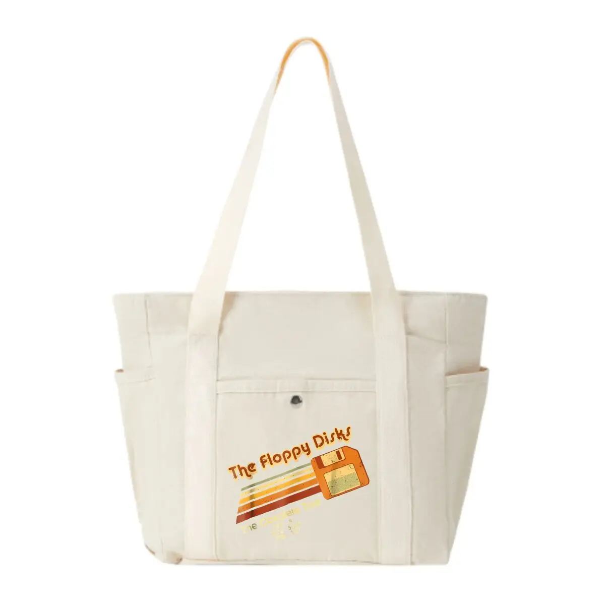 

The Floppy Disks - The Obsolete Tour Graphic Large Capacity Tote Canvas Bag for Work Outgoing High Appearance Commuting