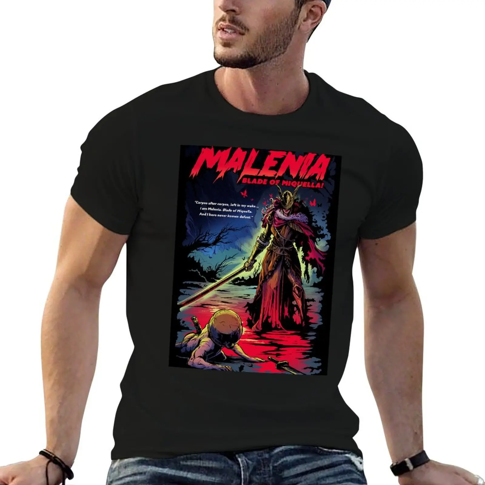 Malenia Blade of Miquella T-Shirt custom t shirt designer shirts anime stuff for a boy mens graphic t-shirts