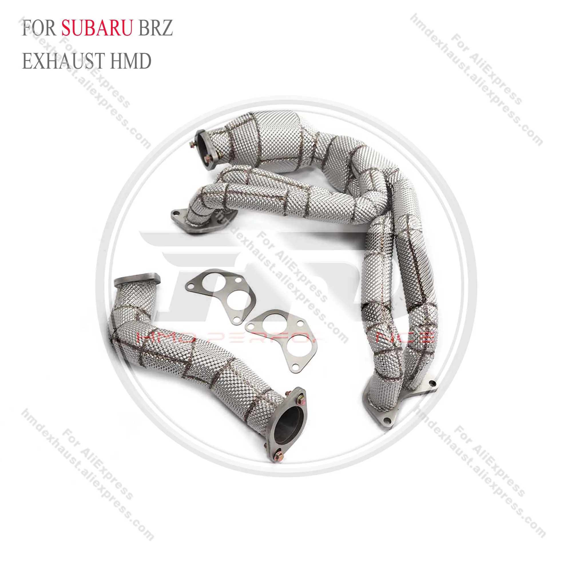 HMD Exhaust System Performance manifold for Subaru BRZ with heat shield sus header Lossless installation