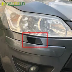 car headlight washer cover Wiper Primer Color Left Right Headlamp Water Cleaning Spray Nozzle Jet Cap For Citroen C4 accessories