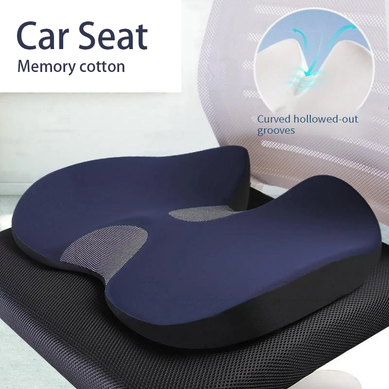 

Non Slip Car Cushion Home Office Long-sitting Seat Memory Foam Cushion for Tailbone Sciaticaback Pain Relief Comfort Chair