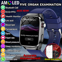 2025 New For HUAWEI High-precision Smar Wtatch Five Organ Examination ECG Real time dynamics Heart Rate Blood lipid Health Watch