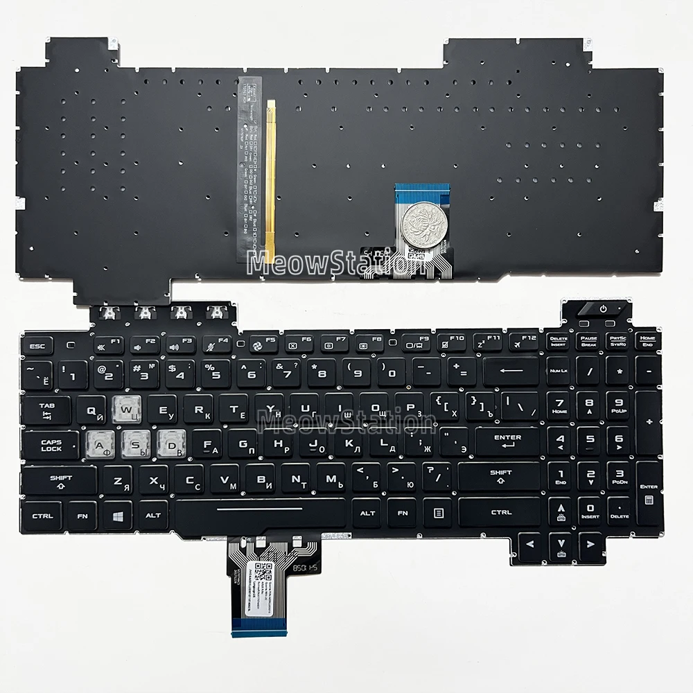 

Russian RGB Backlit Keyboard for ASUS TUF FX504 FX504G FX504GD FX505 FX505D FX505G FX705 FX705G FX705D FX80 FX80G FX80GD FX86