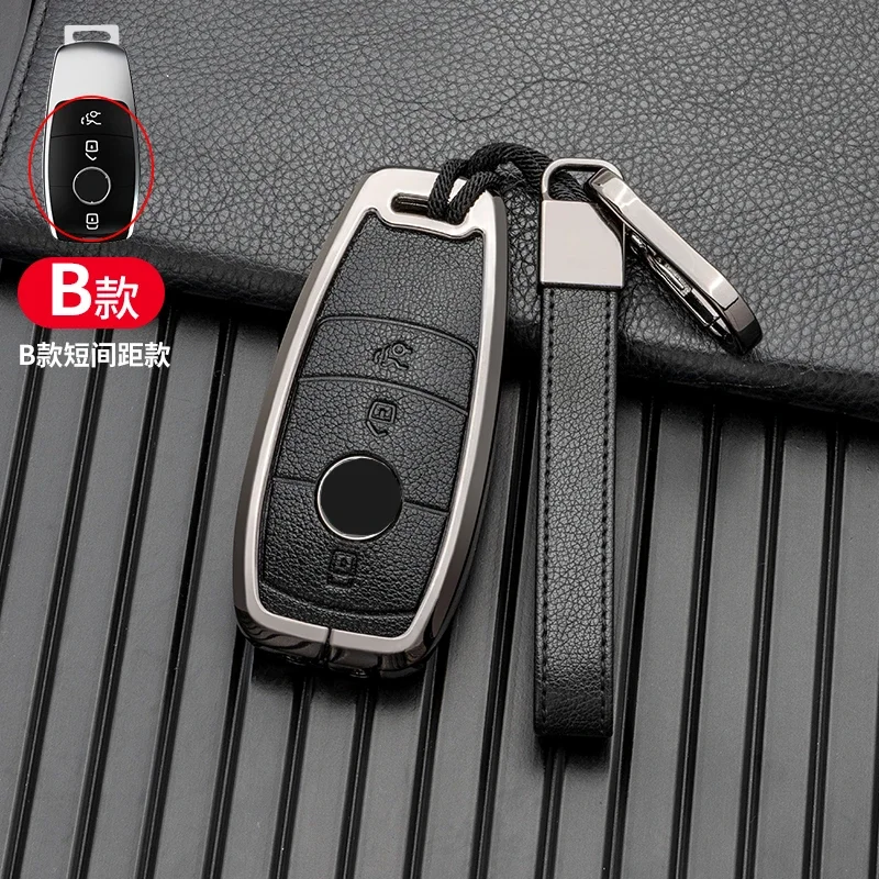 

Car for Benz Remote Key Case Cover Shell A C E S G Class GLC CLE CLA W177 W205 W213 W222 X167 AMG Protector Holder Zinc Alloy