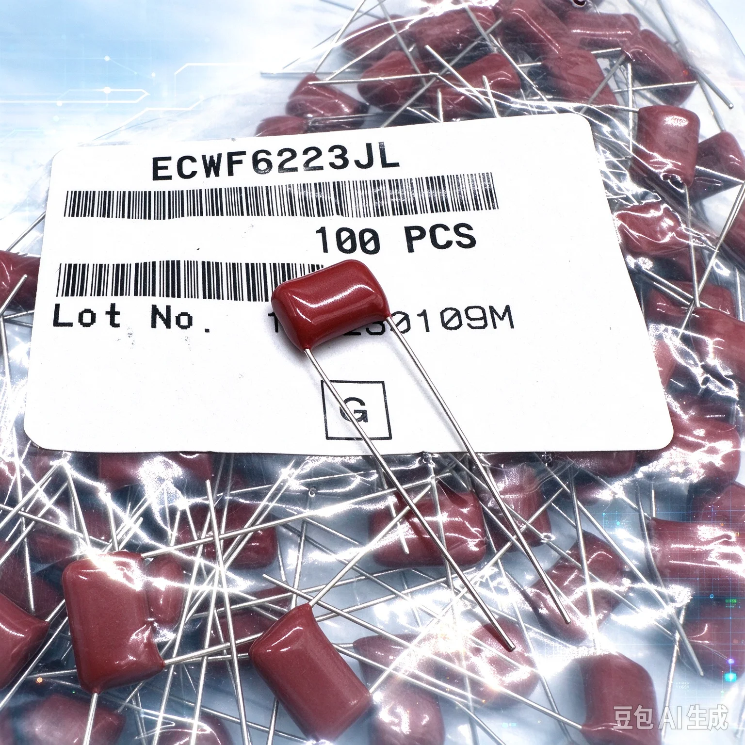 Film for Japan Panasonic ECWF CBB Capacitor 223 22nF 0.022uF 630V P10 High Frequency  200pcs