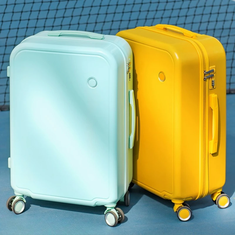 

Fashion 20 Inch Carry on Luggage with Wheels Zipper Rolling Luggage Case Combination Lock ABS+PC Lightweight Luggage
