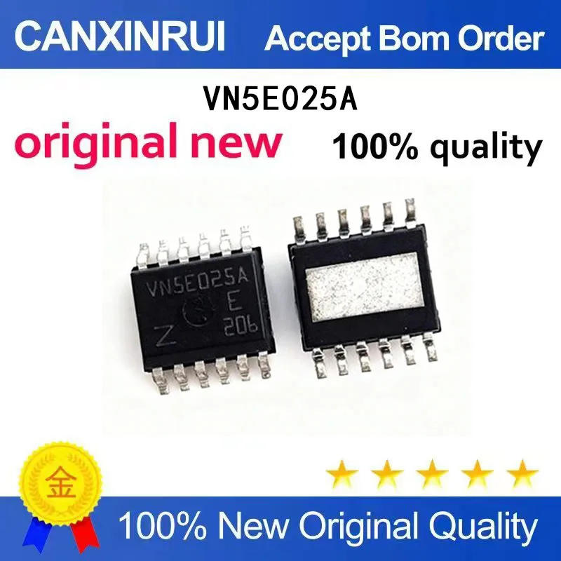 

(5-100 Pieces) New VN5E025AJTR-E silk screen VN5E0255A SSOP12 spot chip IC