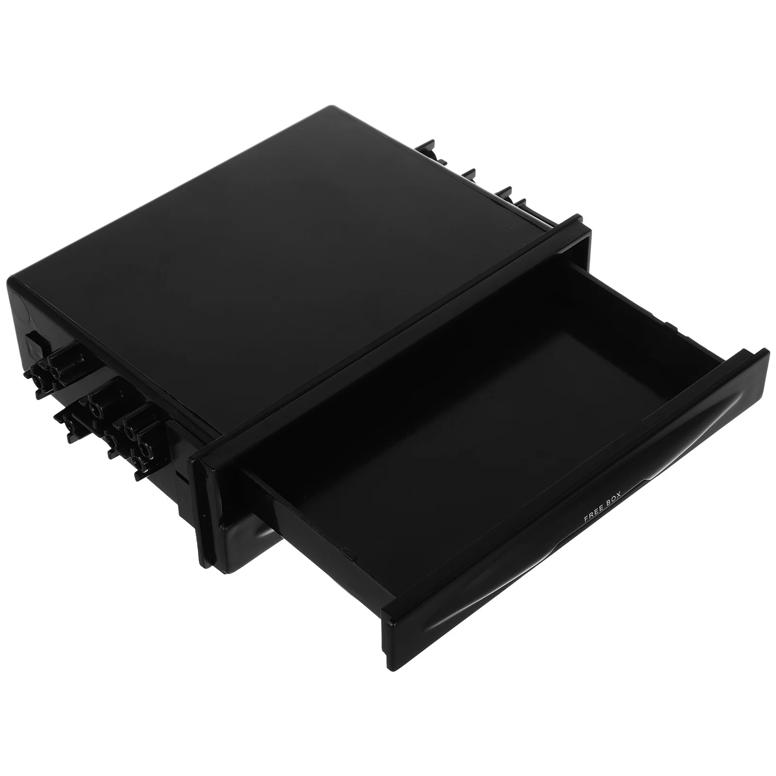 

ABS пластиковый автомобильный ящик для продуктов, многоцелевой органайзер для хранения, подстаканники, портативный автомобильный радиоприемник, стерео чехол для хранения, автомобильный ящик