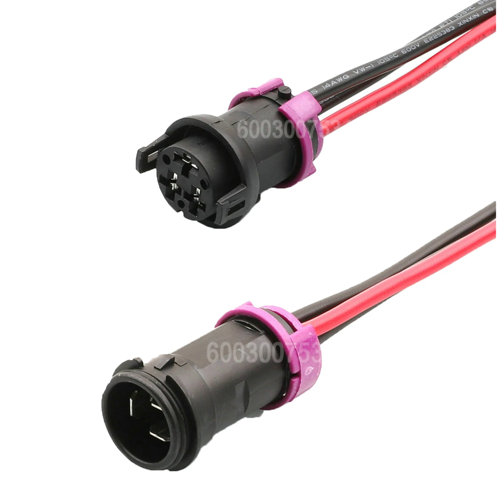 3 Pin Connector Unsealed Series Male Female  Connector Cable Plug Motorcycle Electrical Harnesses Wiring Harness 813972928