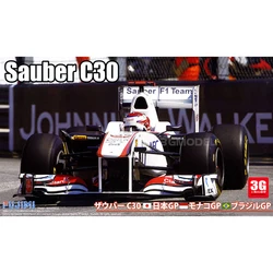 Fujimi Plastic Assembly Car Model 1/20 Scale F1 Racing Sauber C30 Day/Spain/Brazil Champions Cup Racing Adult Collection DIY Kit