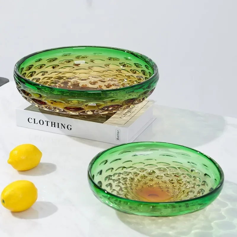 Modern Large Fruit Plate For Living Room Coffee Table Simple Home Decor High End Ornament Tray For Model Room Display Stylish