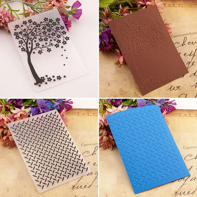 1PC Decoration Flower Background Template Paper Craft Embossing Folder DIY Scrapbooking 3D Texture Card Making Photo Album