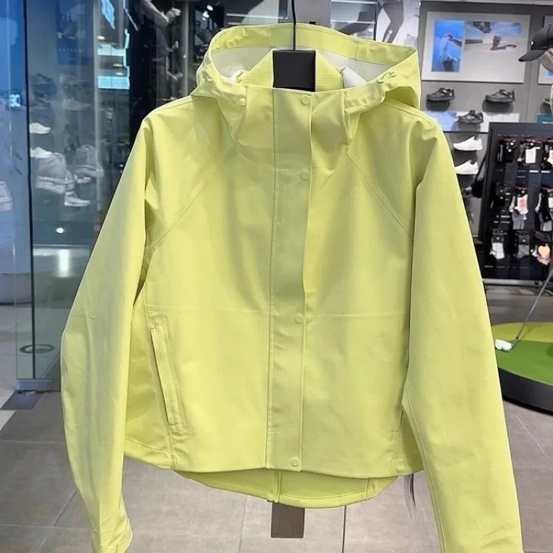 Popular, Stylish, Elegant, Fashionable, Eye-Catching, Sporty, Lemon-Yellow, Men's Long-Sleeved Pullover Jacket