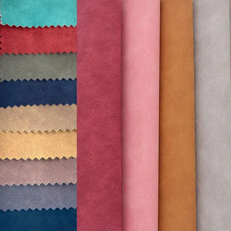 Faux Suede SheepSkin PU Leather Fabric Waterproof Synthetic Sewing Bow DIY Craft Doll Accessories Material Handmade