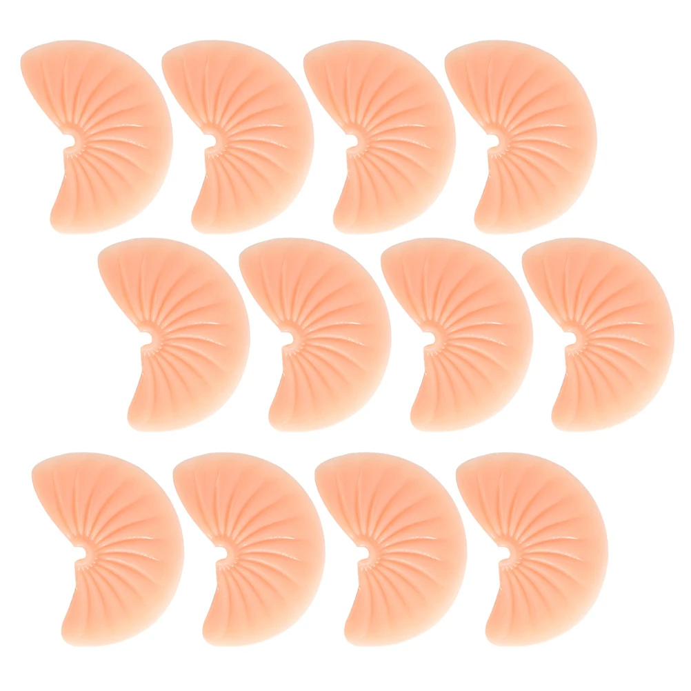 

24pcs Artificial Chocolate Chips Decorations Pink Miniature Food Props for Display Home Party Montessori Toys