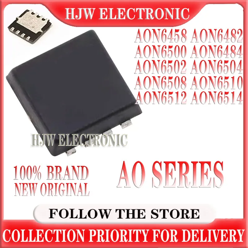 (5piece)100% New AON6458 AON6482 AON6484 AON6500 AON6502 AON6504 AON6508 AON6510 AON6512 AON6514 QFN-8 Chipset