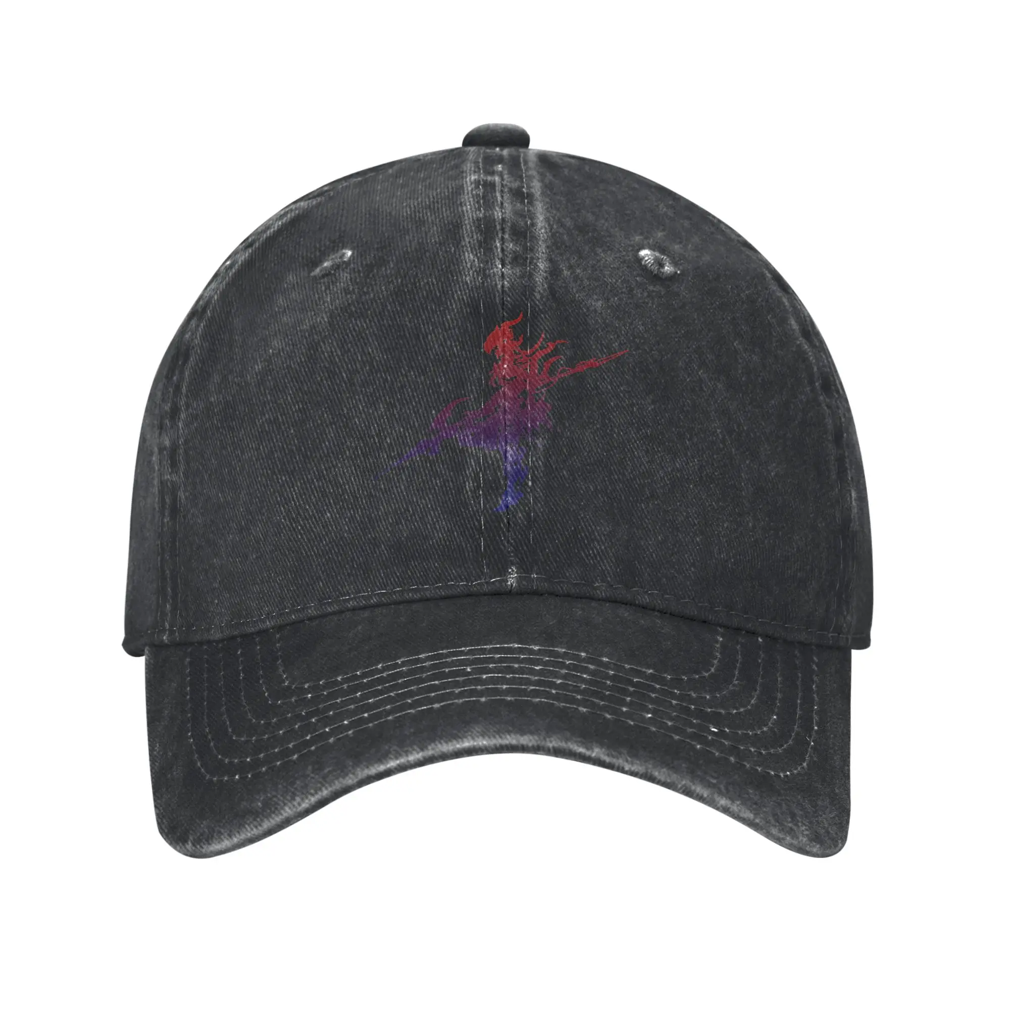 Final Fantasy Main Logo - Kain The Dragoon Silhouette Fashion Baseball Cap  Cool Cap  City Tour Cap