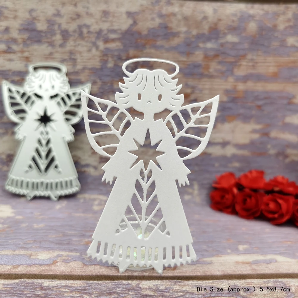 

Angel Metal Cutting Dies Scrapbook Mold Photo Album Card Making Stencil Paper DIY Craft Handmade Die Cutter