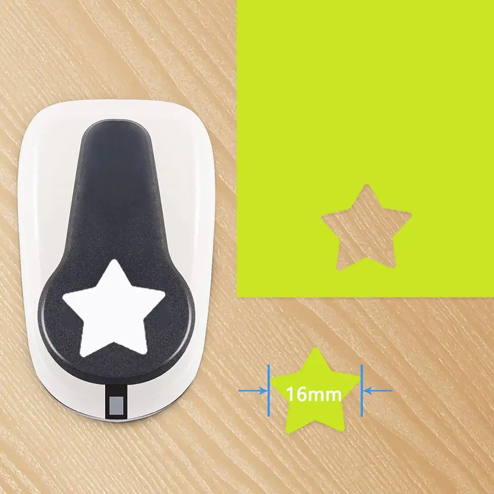 Kids DIY Craft Star Hole Punch Scrapbook Paper Puncher Paper Cutter 9-16mm Punch Scrapbooking Punches Embossing Cutter Puncher
