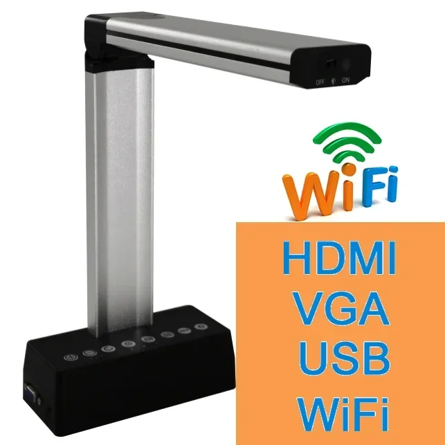 OEM 5.8G WIFI Document Camera Scanner Education Visualizer Wireless 5.8G 13M 8M Book Scanner For School