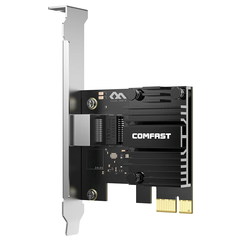 

COMFAST 5000Mbps PCIE WiFi Card Adapter Dual Band 2.4G/5Ghz 802.3bz Wireless Network Adapter For PC Desktop Windows11/10/8/8.1/7