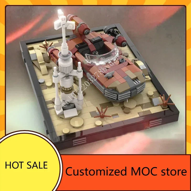 647 قطعة PiXEL-DANs الحليب والرمل حرب الفضاء MOC سفينة الفضاء معركة الألغاز CityArchitecture عيد الميلاد DIYAassembly لعبة هدية للأطفال #5