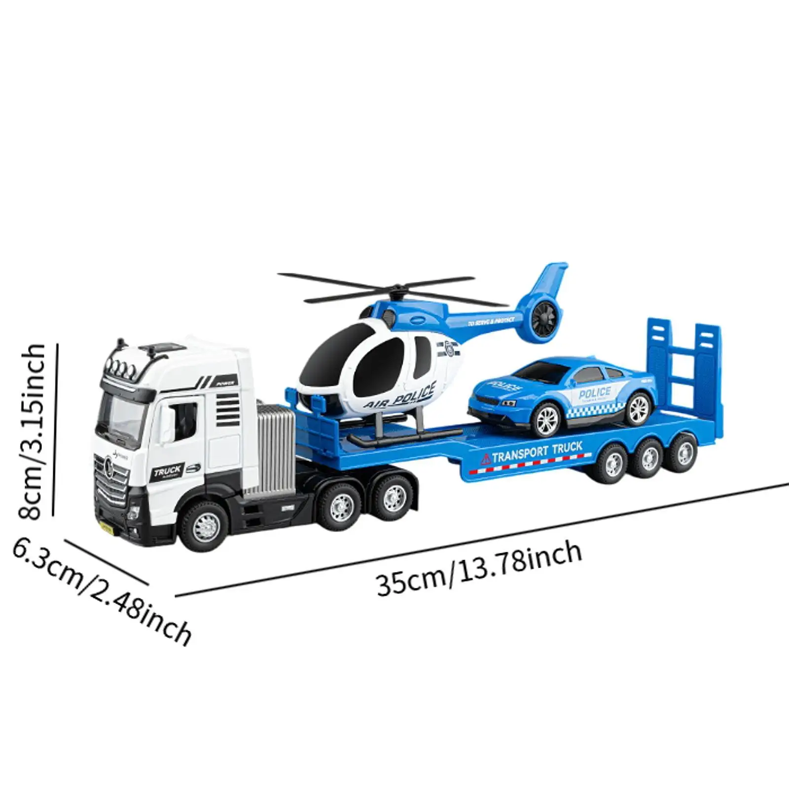 Véhicule jouet camion motricité Fine retirer véhicule 1/50 camion d'ingénierie pour enfants âgés de 3 ans et plus cadeaux d'anniversaire pour enfants garçons