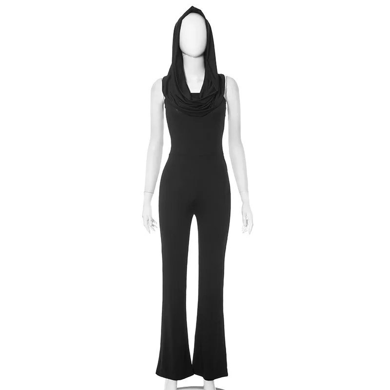 Damen Overall Sommer rücken freie ärmellose Overalls Mode lässig solide Damen bekleidung Overalls sexy Club Party Overalls