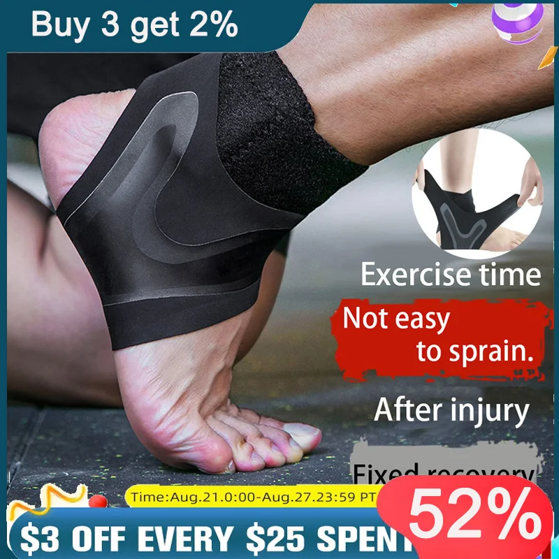 Adjustable Ankle Support Compression Ankle Brace Protector for Running Soccer Basketball Ankle Protector Gym Bandage Ankle Strap