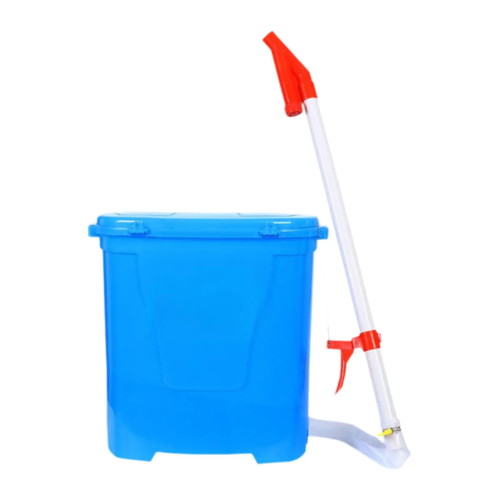 Fertilizer Spreader with Back Carrying Bucket Versatile Ergonomic Handle