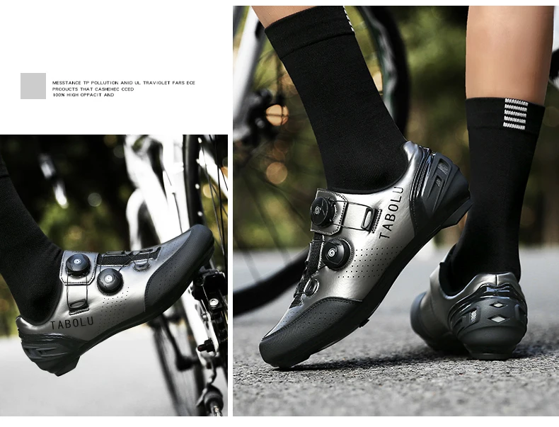 Radfahren Schuhe Rennrad Männer Self-Locking Geschwindigkeit Fahrrad Turnschuhe Racing Fahrrad Schuhe Stollen Frauen Flache Berg Radfahren Schuhe – Detail 7
