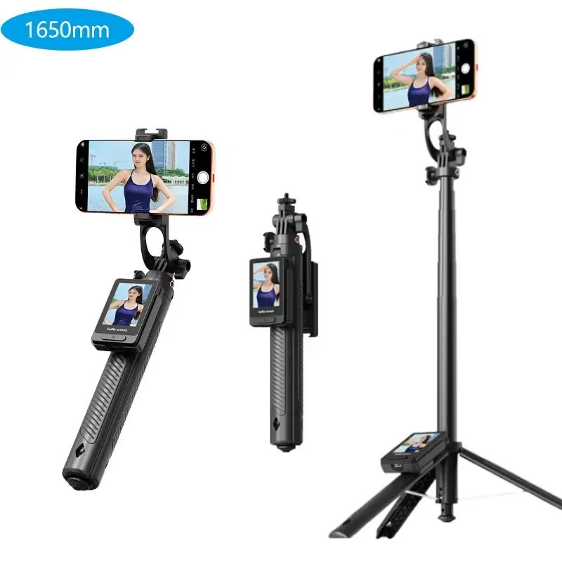 A1170 Selfie Stick Stand Auto Open Anti Shake Mobile Phone Screen Projection Tripod Selfie Stick with Remote Control