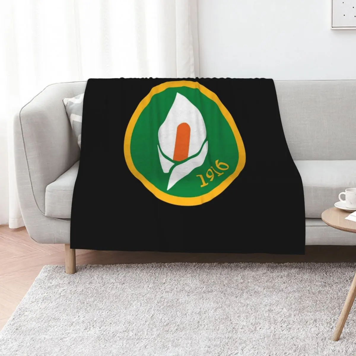 Easter Rising - 1916 - Easter Lily Throw Blanket Travel Sofa Cute Flannel Fabric blankets and throws Flannel Blankets
