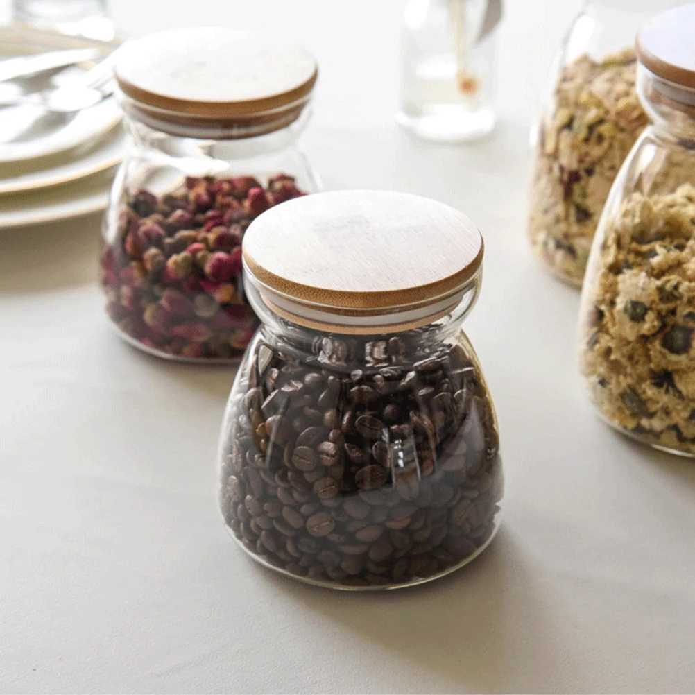 

Airtight Food Storage Jar Lid Tea Coffee Beans Dry Food Sealed Canister Container for Kitchen Use Sealable for Household