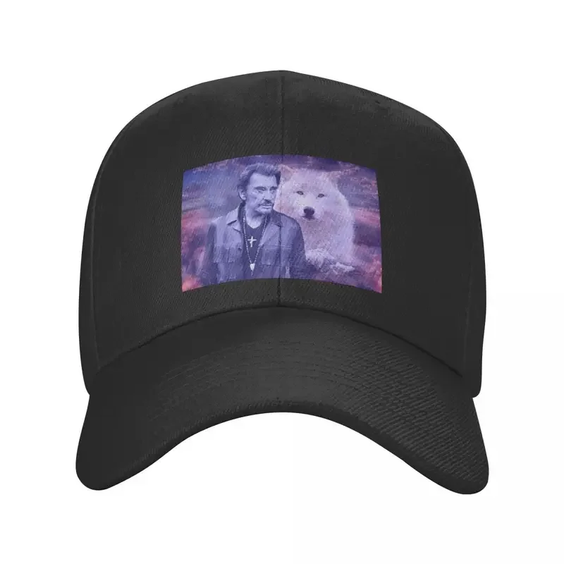 

Y2K Johnny Hallyday Baseball Cap Men Women Personalized Adjustable Adult French Singer Rock Music Dad Hat Spring Snapback Caps