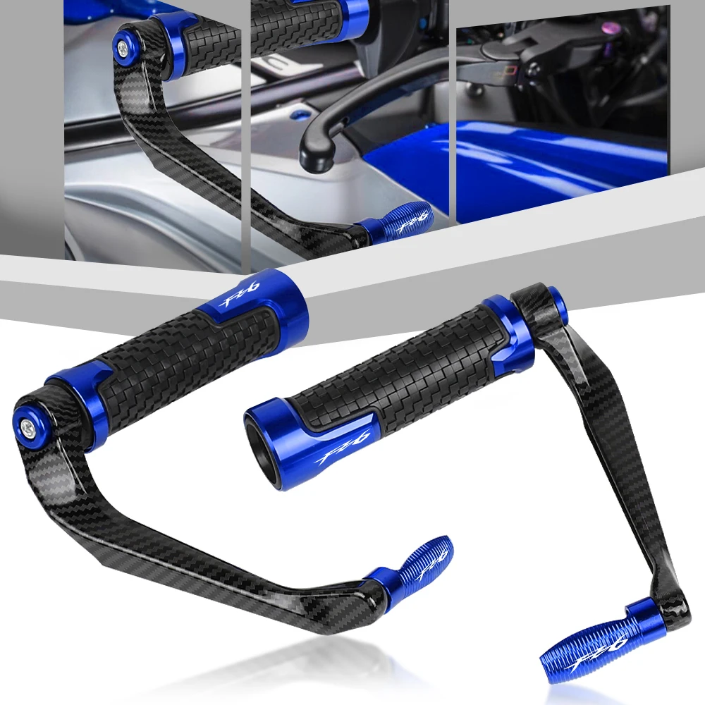 

For YAMAHA FZ6 FAZER FAZER600 FZ6S FZ6N FZ6S2 FZ6R S2 SJ6S FZ600 Handlebar Grips End Brake Clutch Lever Guards Protection