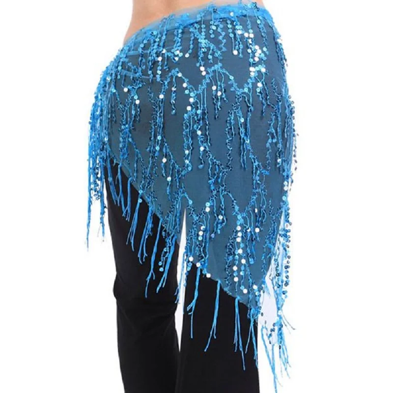 Women\'s Belly Dancing Belt Colorful Waist Chain Belly Dance Hip Scarf Belt