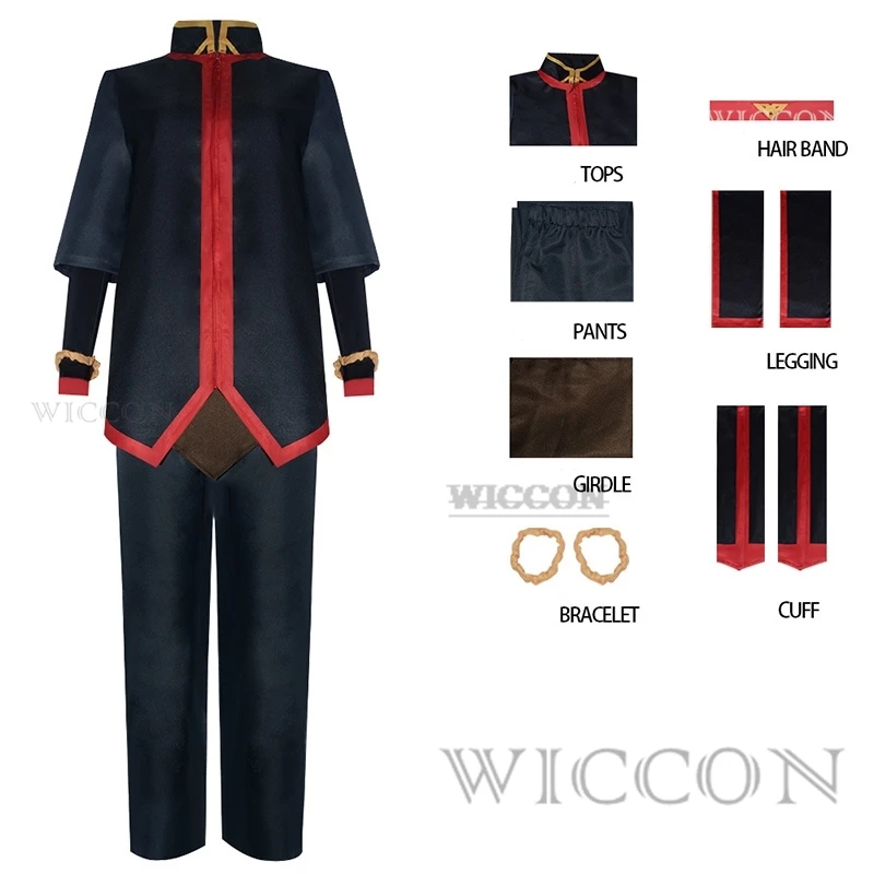 

Аниме Аватар Последний маг воздуха Аанг Наборы Косплей Костюм Хэллоуин Косплей Одежда черный Топ Брюки Одежда для ролевых игр Aang