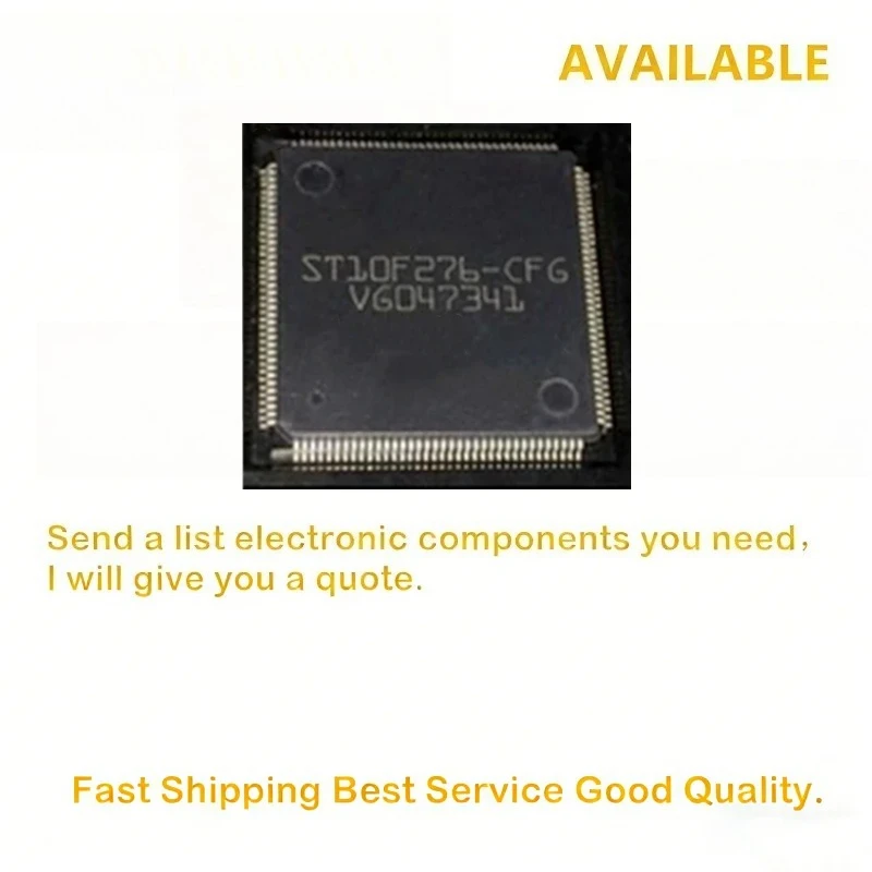 1PCS/Lot Original ST10F276-CFG ST10F276 TQFP144 Car CPU for Audi power amplifier Q5 dedicated CPU spot 20*20*1.4MM