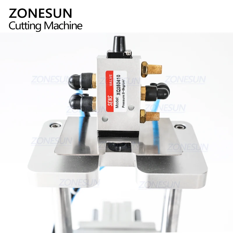 ZONESUN ZS-JG300 Semi Automatic Pneumatic Perfume Pump Sprayer Plastic Tube Dip Tube Cutting Machine